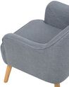 Fauteuil en tissu gris LOKEN_697320