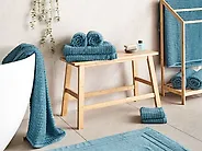 Set di 11 asciugamani ATAI Cotone Blu_1179034