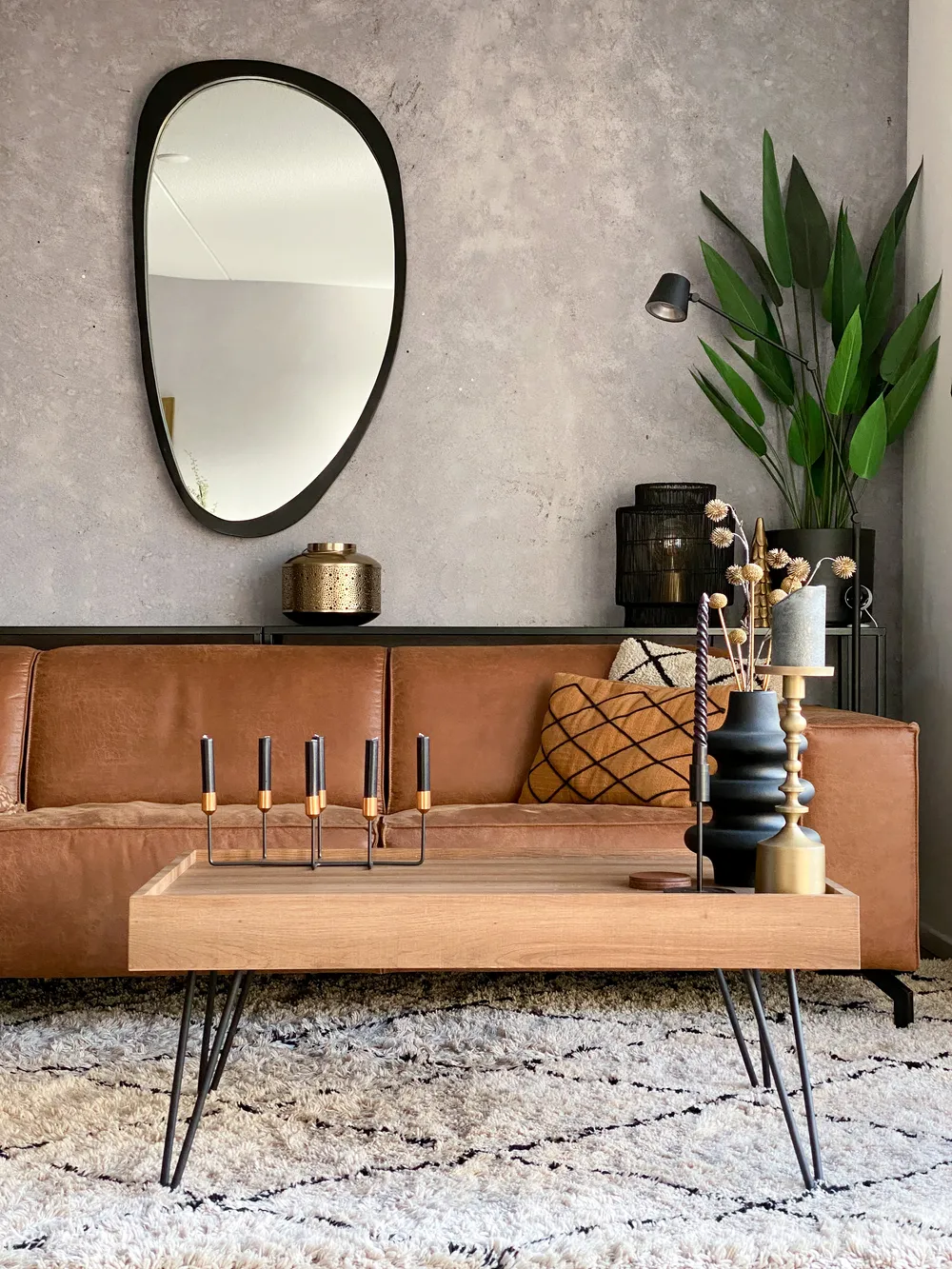 Coffee Table WELTON Dark Brown_818954