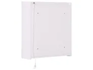 Szafka łazienkowa wisząca z lustrem LED CHABUNCO 60 cm 60 cm Biały_813358