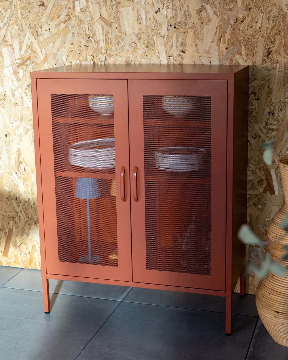Armoire WAKATIPU Métal Marron doré_1155727
