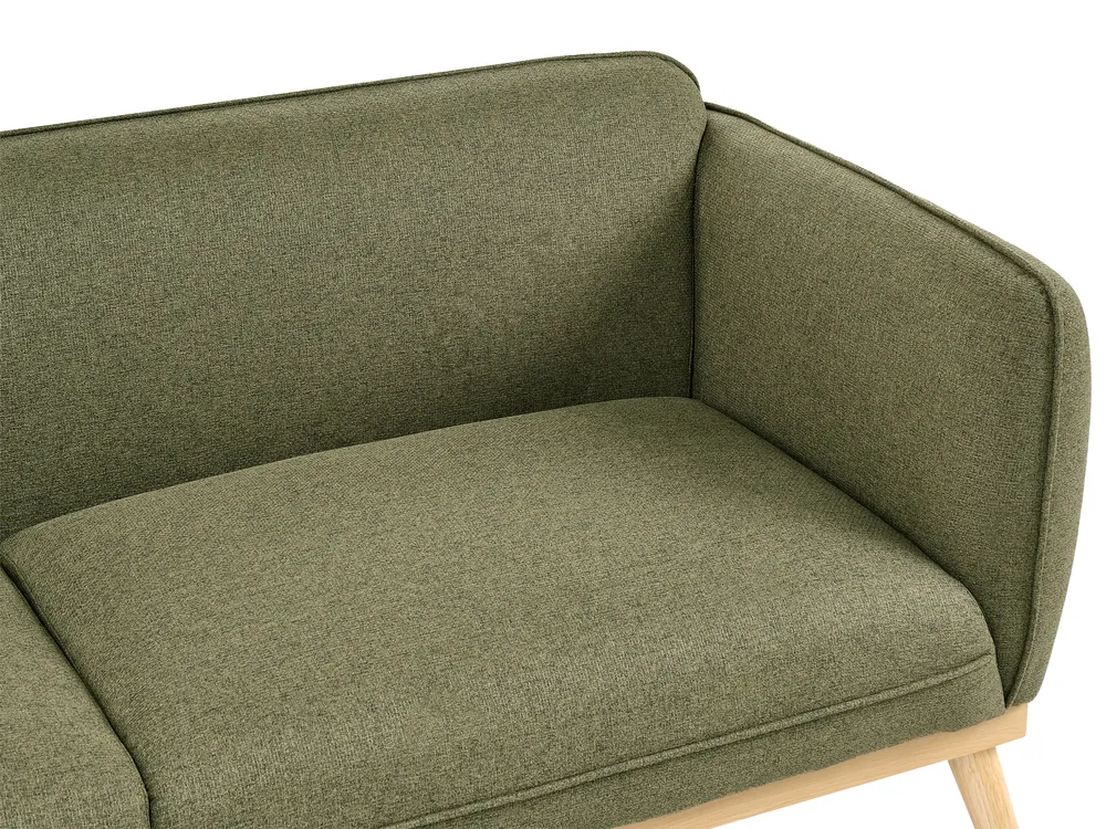 Sofa 3 Seater LJUNG Fabric Olive Green_1076559