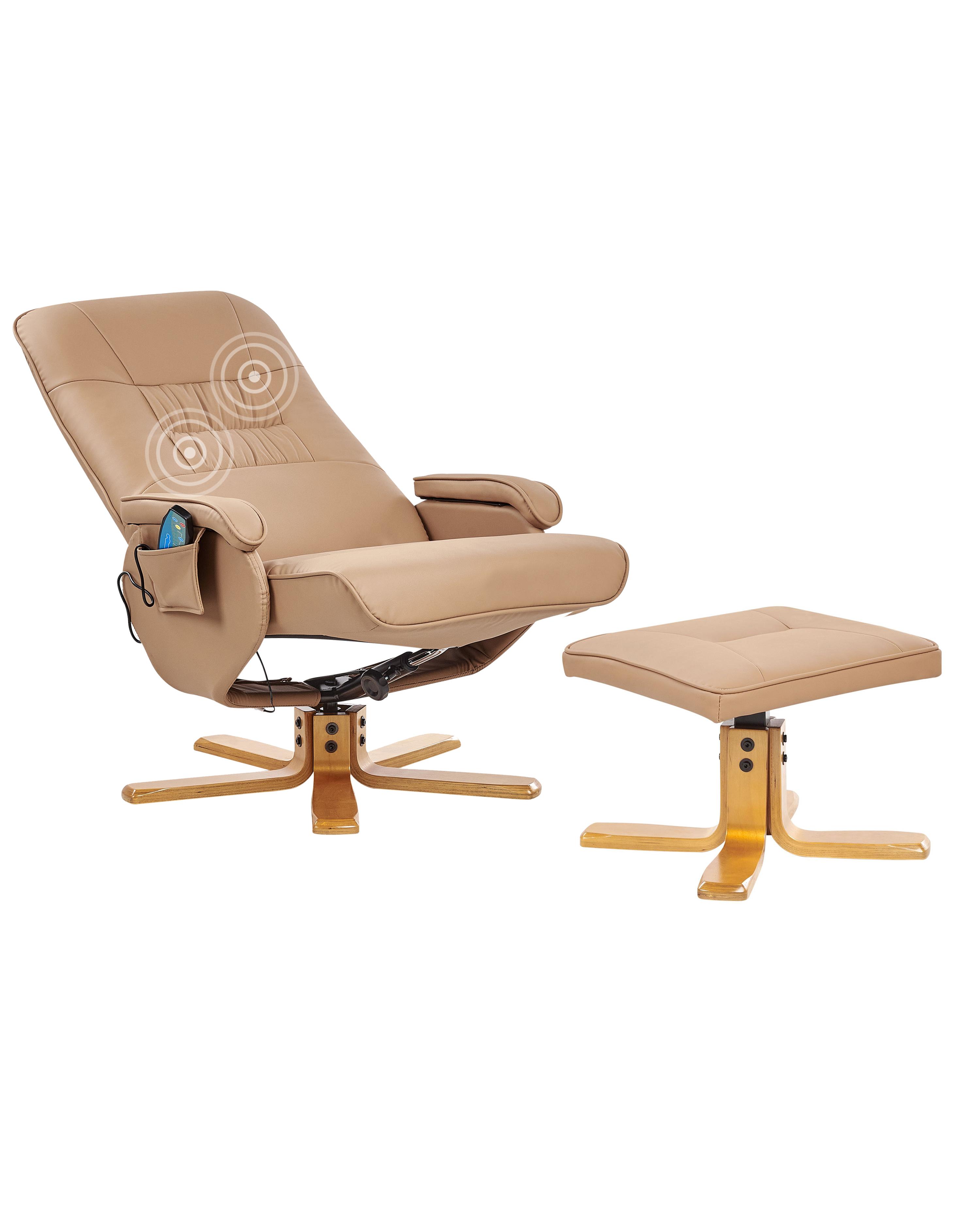Poggiapiedi Rotondo Regolabile In Altezza In Pelle PU – Base Metallica Con Rotelle 360° Per Saloni E Uffici (blu)