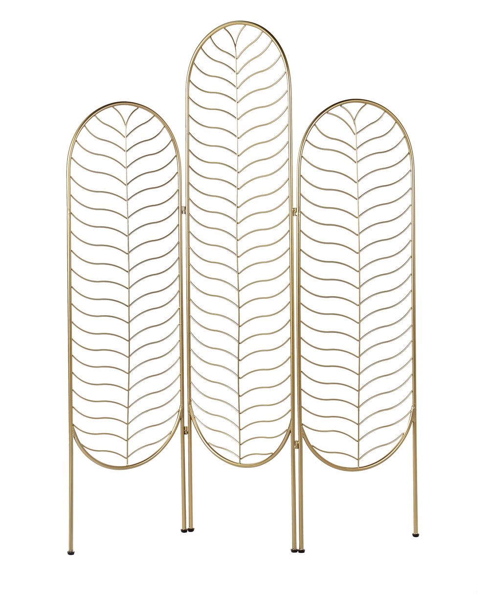 3 paneles térelválasztó PESCIA 120 cm 160 cm Arany