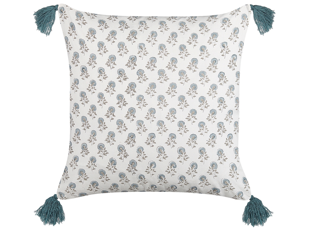White tassel cushion best sale
