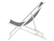 Sedia a sdraio pieghevole LOCRI II Metallo Grigio_926335