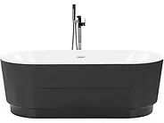 Freestanding Bathtub EMPRESA 1700 x 800 mm Black_1150280