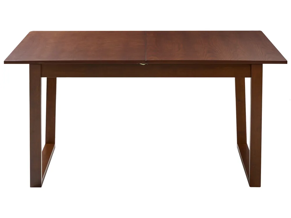 Extending Dining Table CAMDEN Dark Ash Wood 160/200 cm 95 cm_1067690