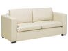 Leather Living Room Set Cream HELSINKI_3148