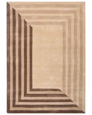 Dywan SARAI Beżowy 160 x 230 cm Wiskoza_1036900