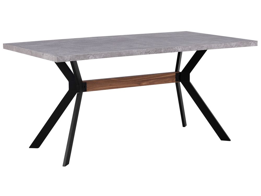 Concrete table black legs discount