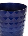 Conjunto de 2 vasos para plantas em fibra de argila azul marinho 35 x 35 x 50 cm FERIZA_844511