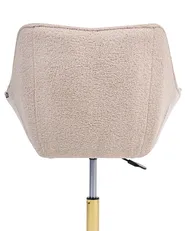 Sedia da scrivania ARDELLE Bouclé Beige_1083880
