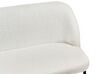 2 Seater Boucle Kitchen Sofa White OSBY_929179