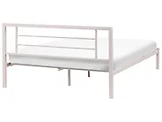 Cama Metal CUSSET 160 x 200 cm Creme claro_1162083
