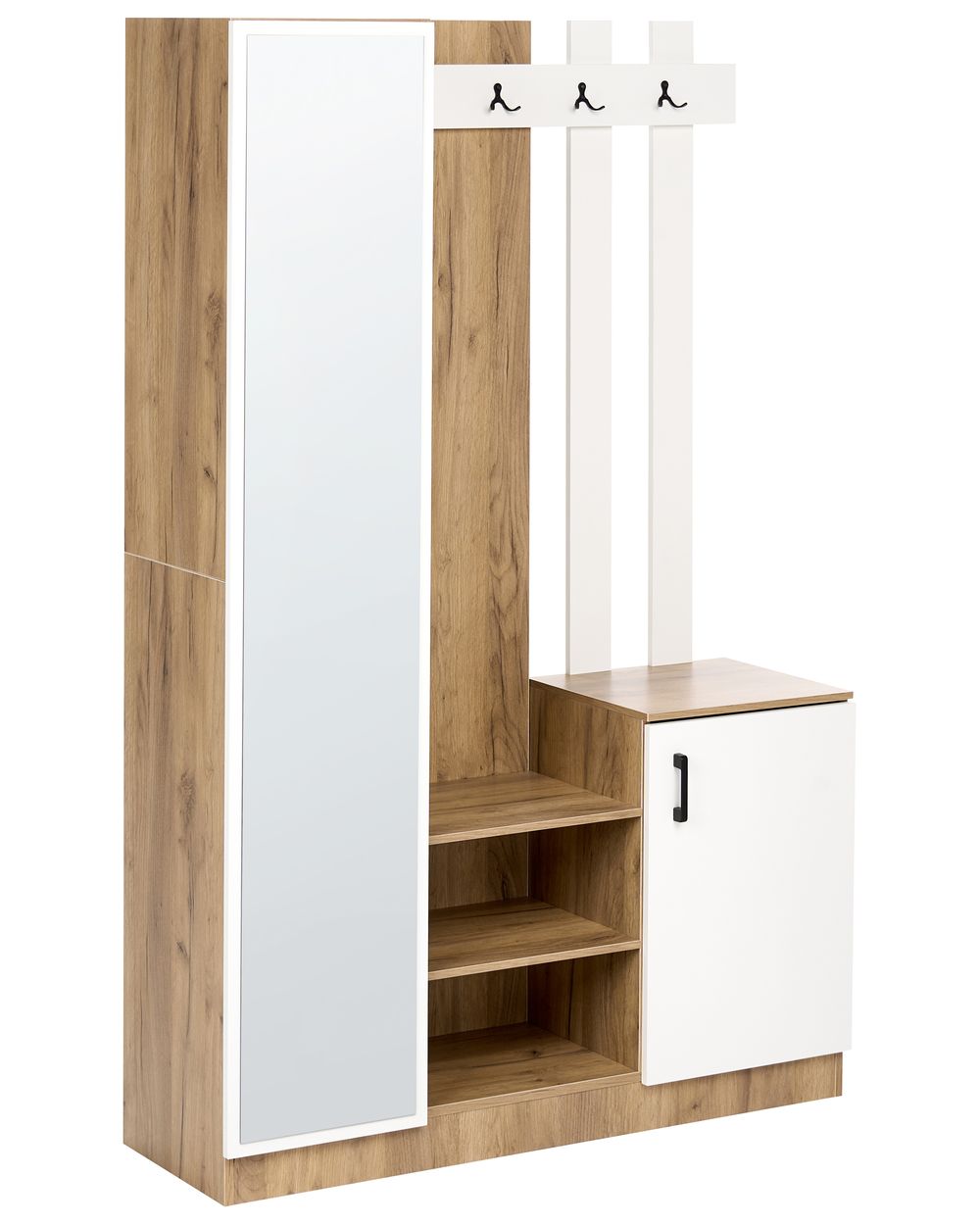 Hallway Set BELLINGEN Light Brown/ White