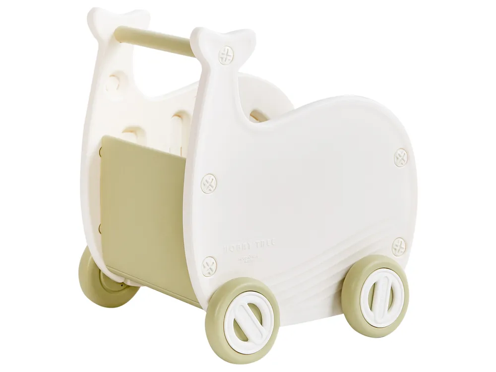 Járássegítő kiskocsi BOCO 50 cm Fehér/zöld_1124151