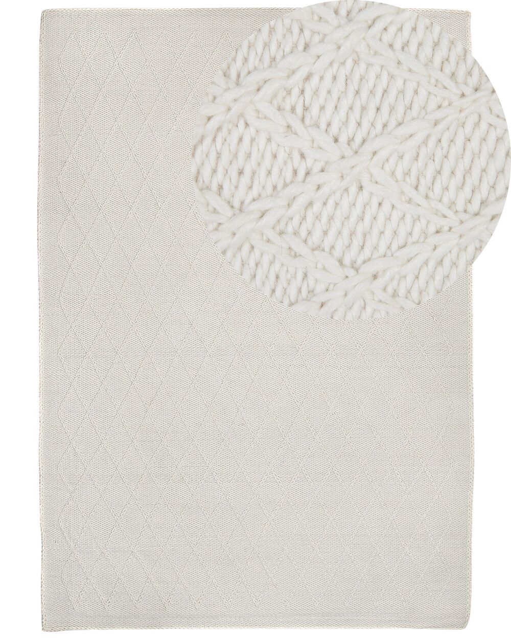 Matta ERZIN Off-White 160 x 230 cm