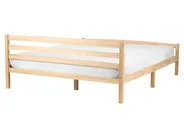 Bed Pine Wood ECHALLON 160 x 200 cm (EU King Size) Light Brown_1113295