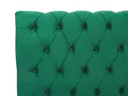 Wasserbett Samtstoff AVALLON 160 x 200 cm Smaragdgrün_846846