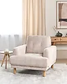 Sillón TUVE Bouclé Beige