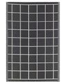 Vloerkleed polypropyleen zwart 120 x 180 cm RAMPUR_766415