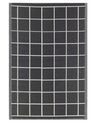 Outdoor Area Rug 120 x 180 cm Black and White RAMPUR_766415