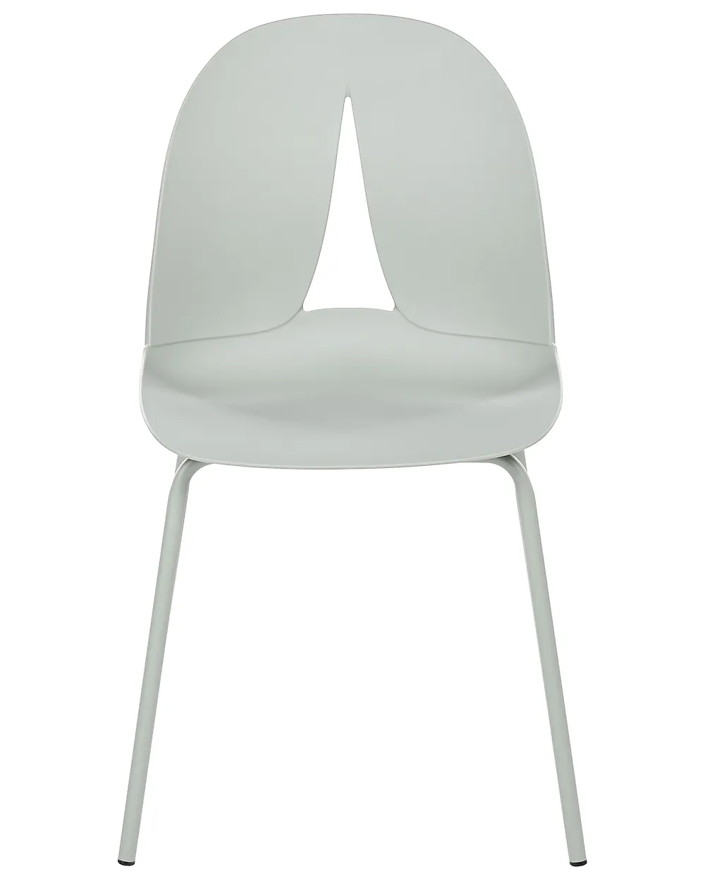 Set of 2 Garden Chairs BOLGHERI Armless Light Green_1183106