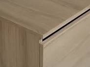 Szafka łazienkowa wisząca pod umywalkę NATAL 60 cm Jasnobrązowy_978210
