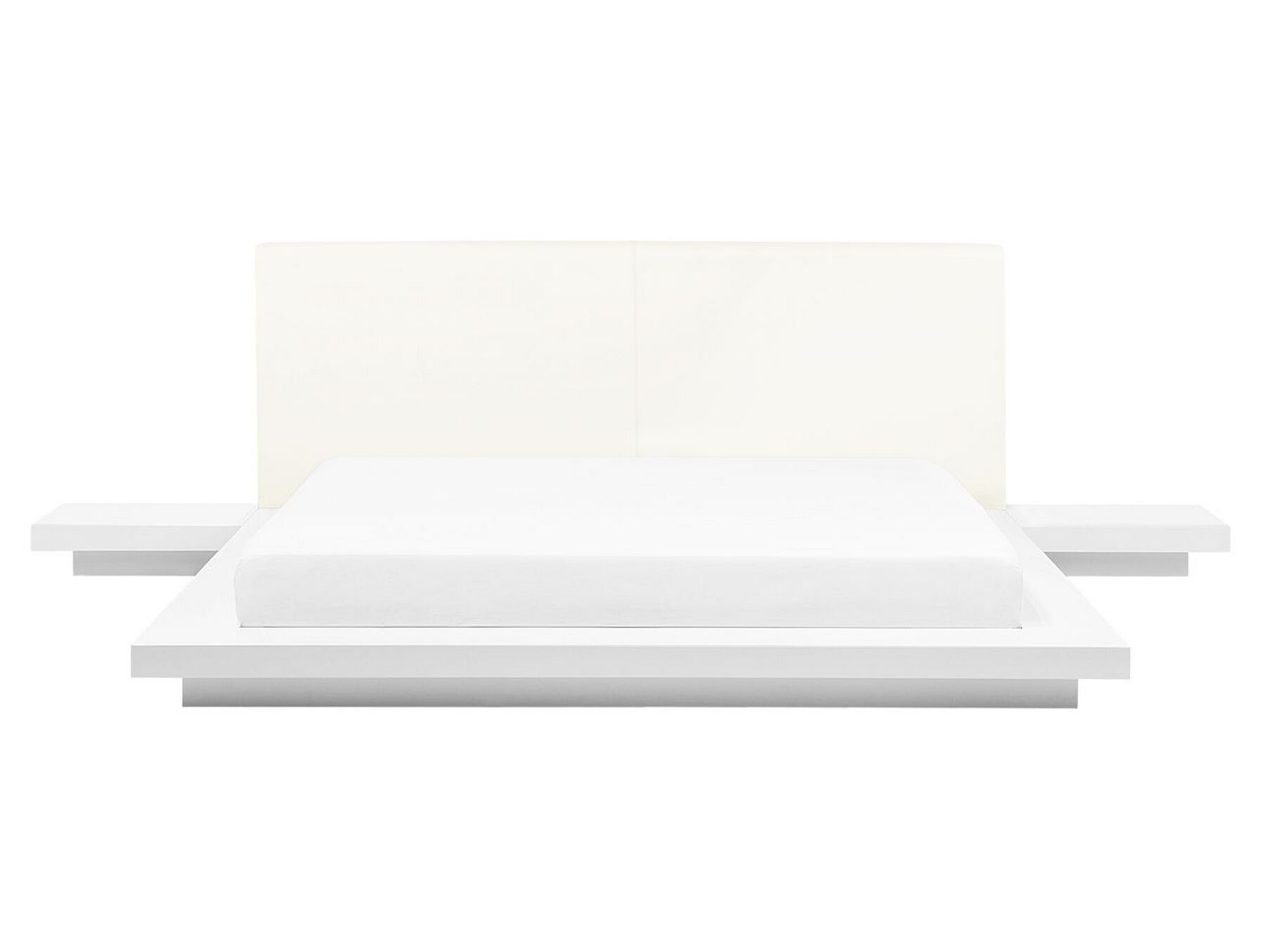 Vodná posteľ 160 x 200 cm biela ZEN_754507