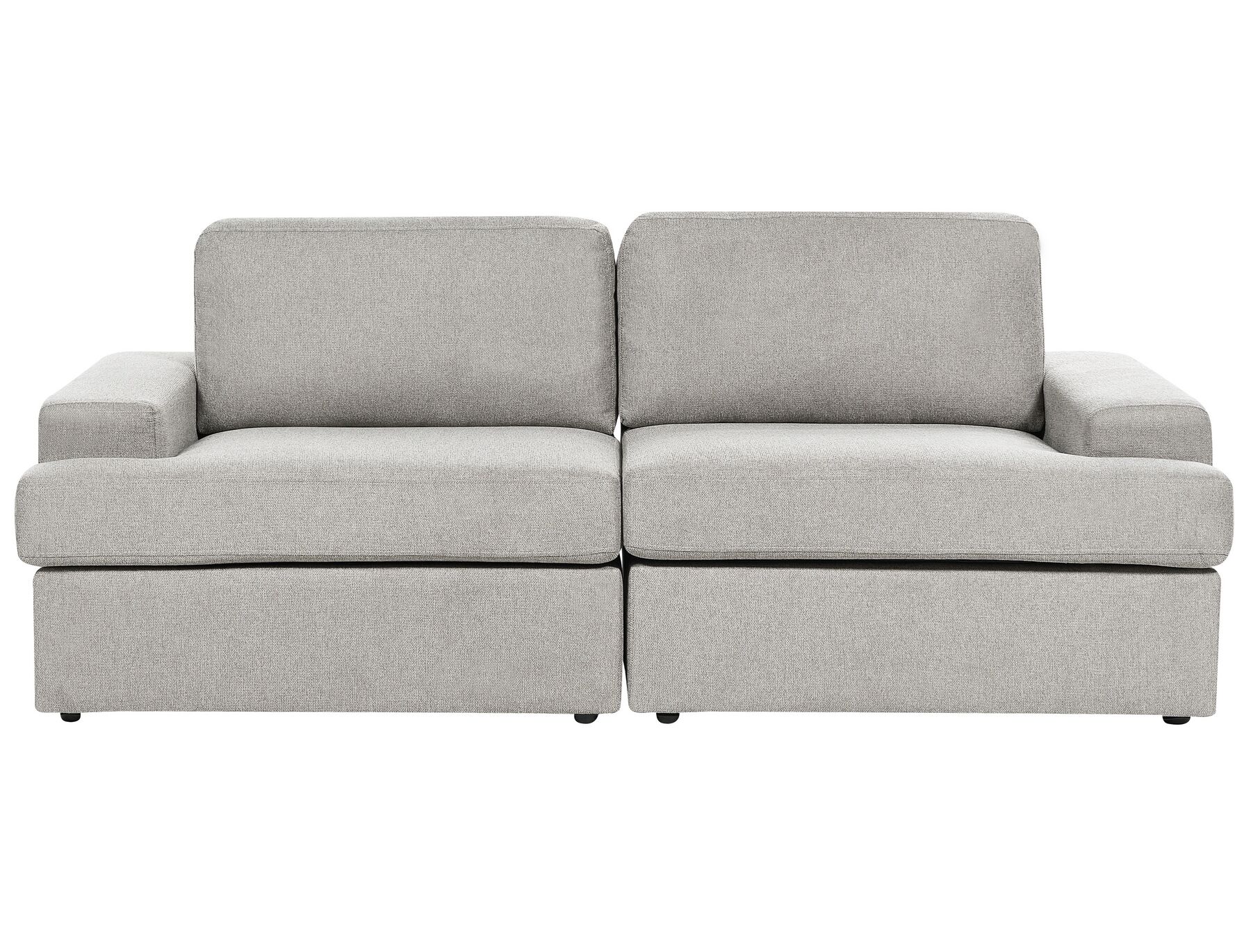 3 Seater Fabric Sofa Light Grey ALLA_893847
