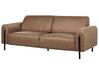 Conjunto de sofás 4 lugares em tecido castanho ASKIM_917709
