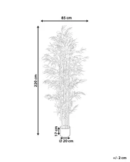 Sztuczna roślina BAMBOO 220 cm Zielony_901086