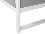 Garden Corner Sofa with Table 6 Seater CASTELLA Metal Grey Left Hand_555474