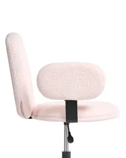 Desk Chair MORAGA Boucle Pastel Pink_1024893