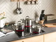 7 Piece Pot Set PRIMECOOK Stainless Steel Silver_1043269