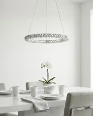 LED Pendant Lamp MAGAT Crystal Silver_1085277