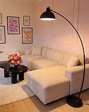Lampa podłogowa DINTEL Metal Czarny_1154794