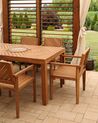 Acacia Wood Garden Dining Table 180 x 90 cm Light BARATTI_933199