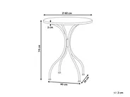 Stolik bistro CARPINO 60 cm 60 cm Czarny_919902