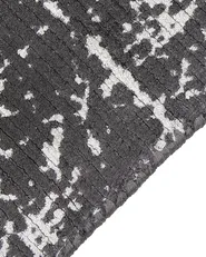 Tappeto HANLI Grigio scuro 160 x 230 cm Viscosa_836934