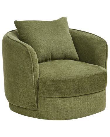 Fauteuil pivotant ANDALEN Tissu Vert