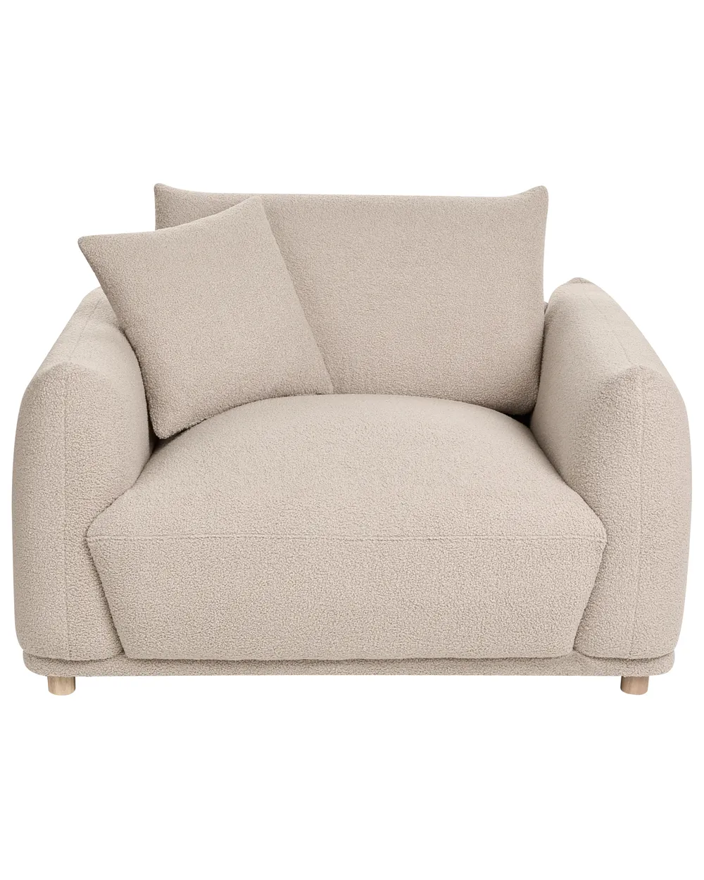 Poltrona JUBEK Bouclé Beige_1078425