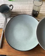 Set di 4 ciotole JUNIPER Gres porcellanato Azzurro 14 cm_1173568
