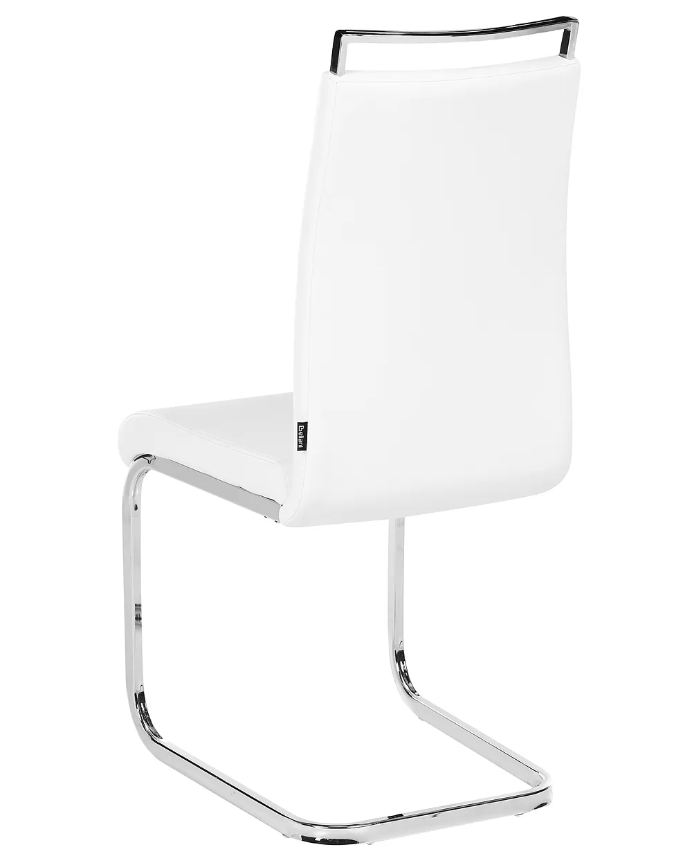 Lot de 2 chaises de salle à manger GREEDIN Cuir PU Blanc_1156877