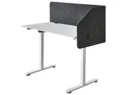 Divisorio da scrivania FOLDY 120 x 50 cm Grigio scuro_1041472
