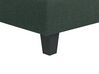 Sofá modular esquinero 5 plazas de tela verde oscuro derecho UNSTAD_925498