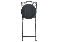 Set bistrot Pieghevole AGGIUS Metallo Nero_1021711