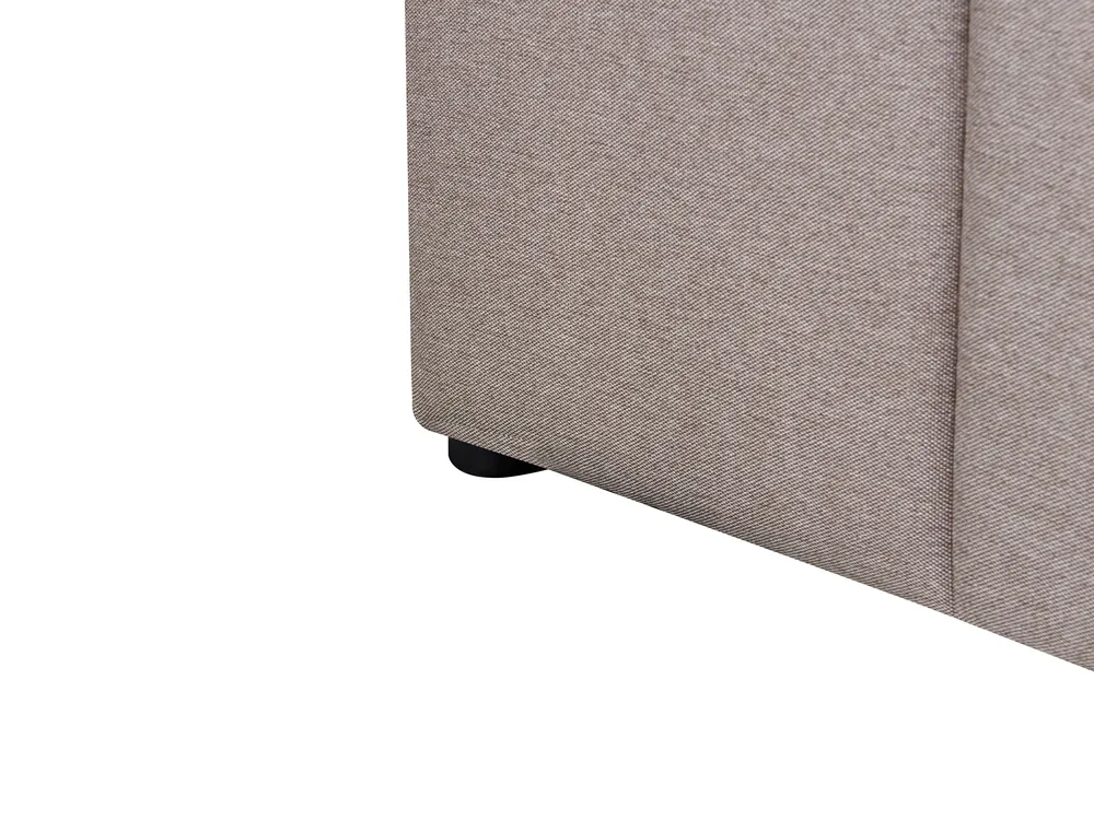 Ottoman Bed CASTELNAVET Fabric Taupe 160 x 200 cm (EU King Size)_972913