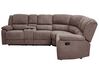 Sofa z manualną funkcją relaksu beżowa ROKKE_851448